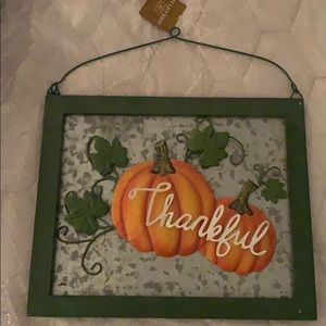 Harvest Season Thankful Sign